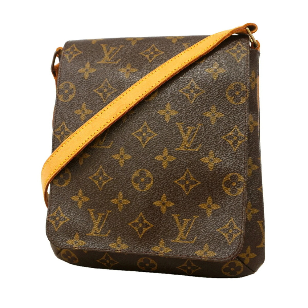 Louis Vuitton Monogram Musette Salsa Long Strap Shoulder Bag M51387 Brown Wom...
